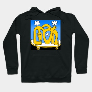 skateboarding dog Hoodie